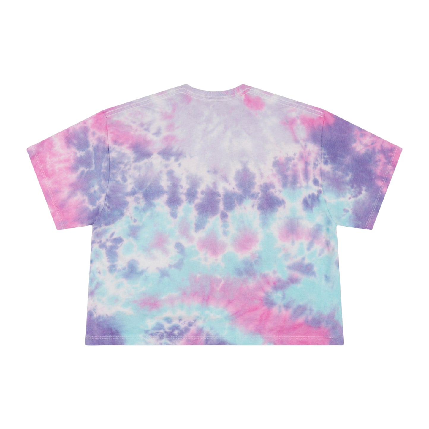 Shhh No One Cares - Women's Tie-Dye Crop Tee