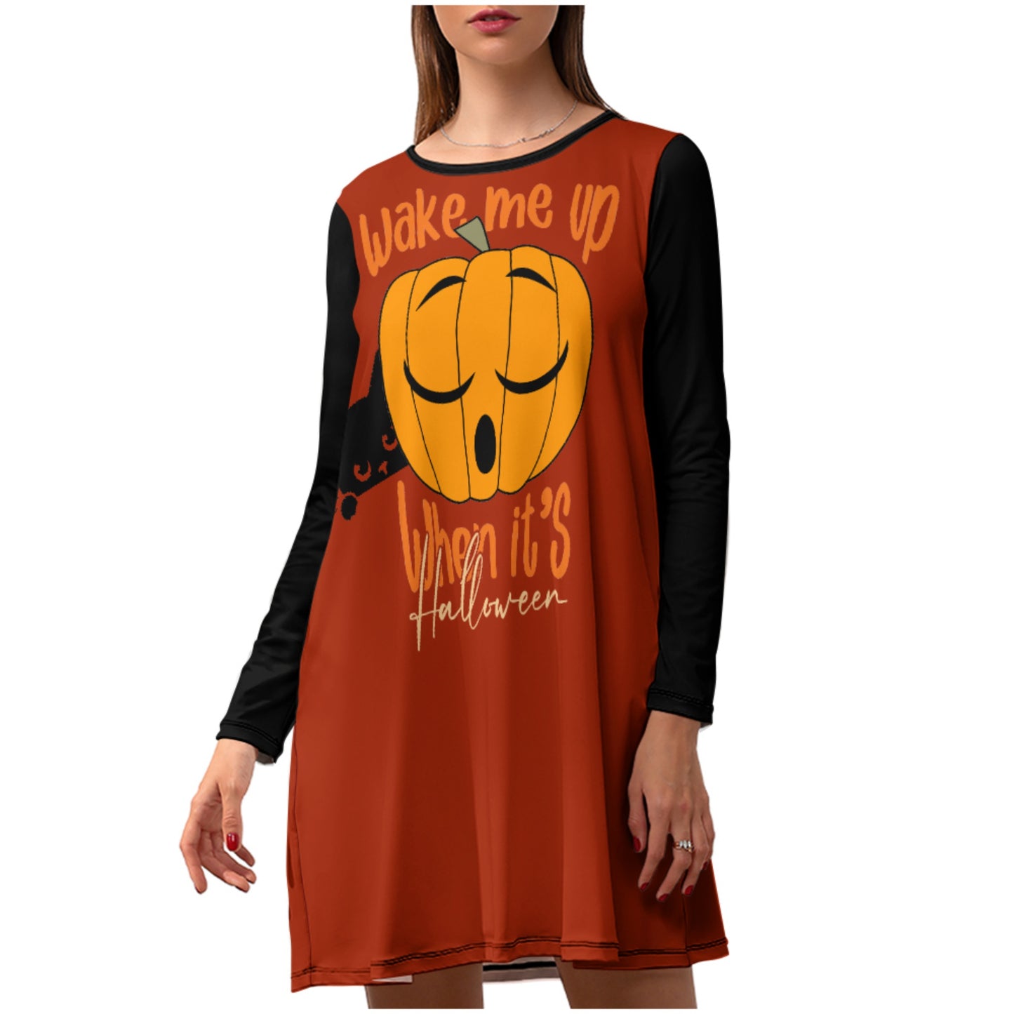 Women's Long Sleeve Nightshirt - Many Designs to Choose From