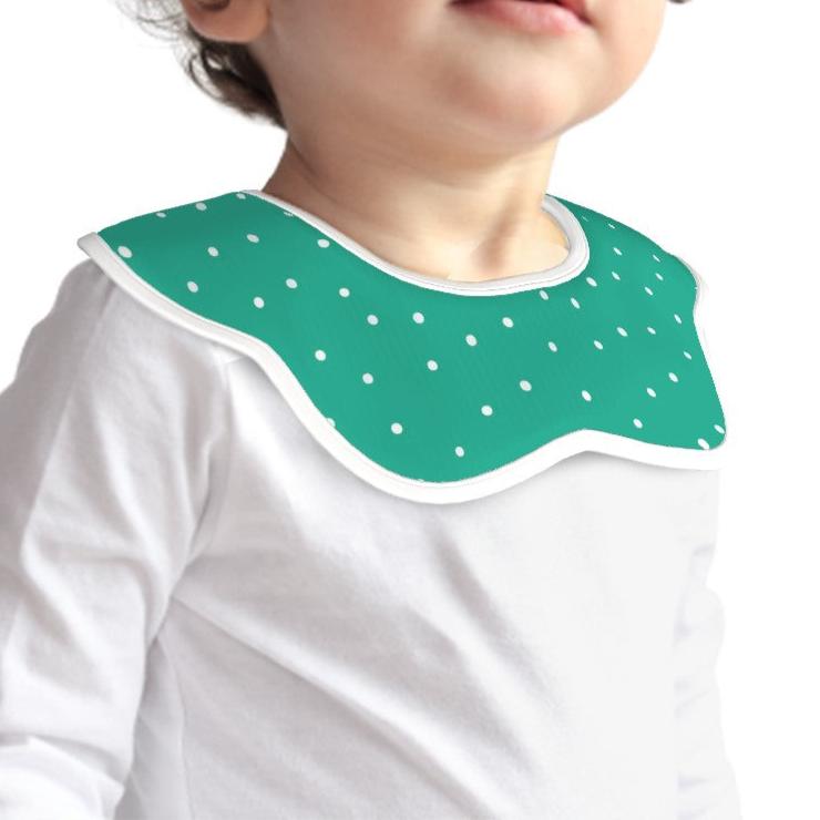 BOHO Festive - Soft Petal-Shaped Reversible Baby Bib – Cotton Comfort for Little Ones