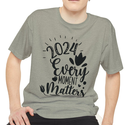 In 2024, Every Moment Matters -  Unisex Long Body Urban Street Tee - New Years T-shirt