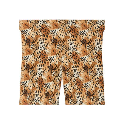 Leopard Print Women's Sleep Shorts