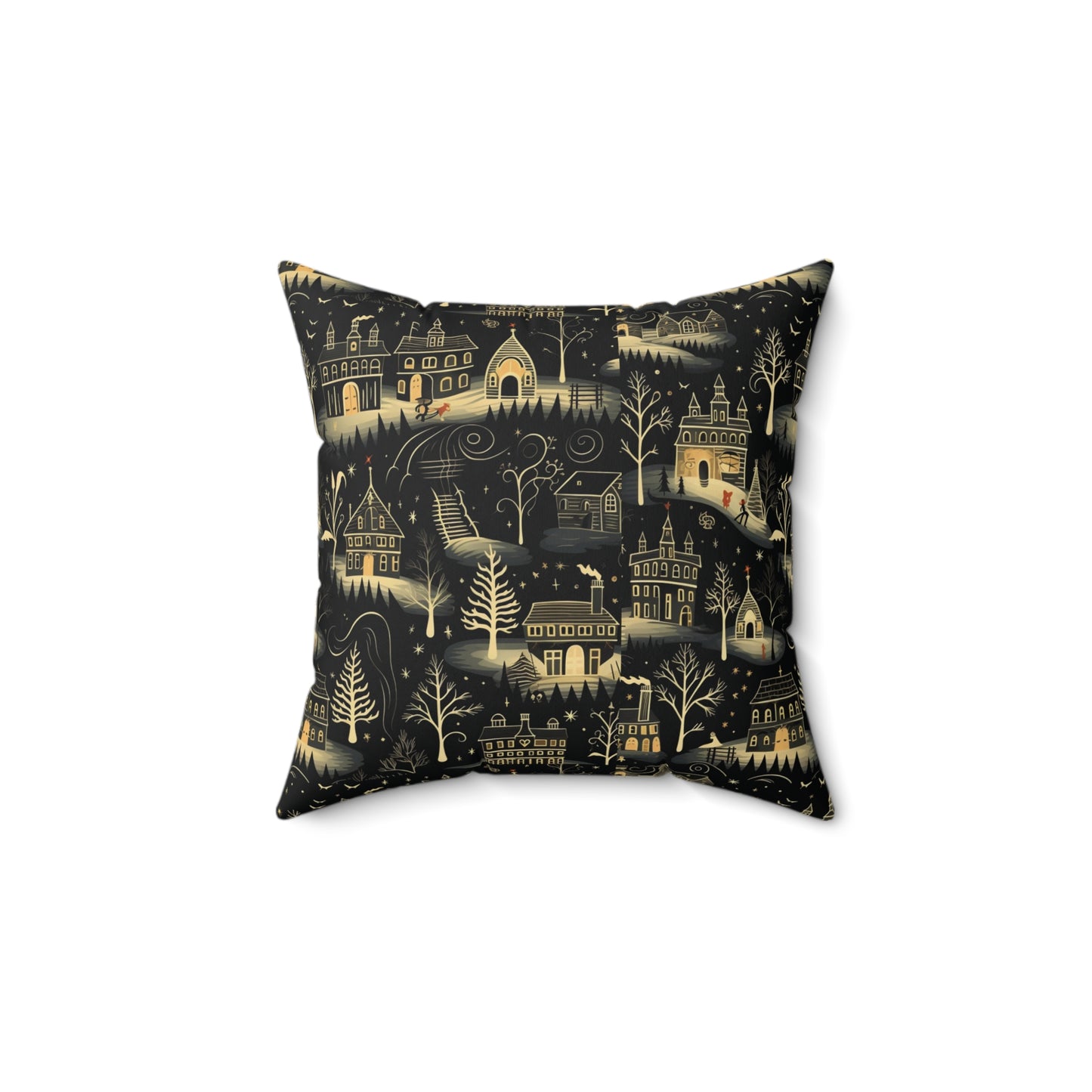 Haunting Winter Scene | Spun Polyester Cushion & Case - Available in 4 Sizes