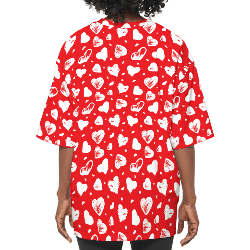 You're All Heart! | Women's Streetwear T-Shirt – Oversized Comfort, Bold Impact