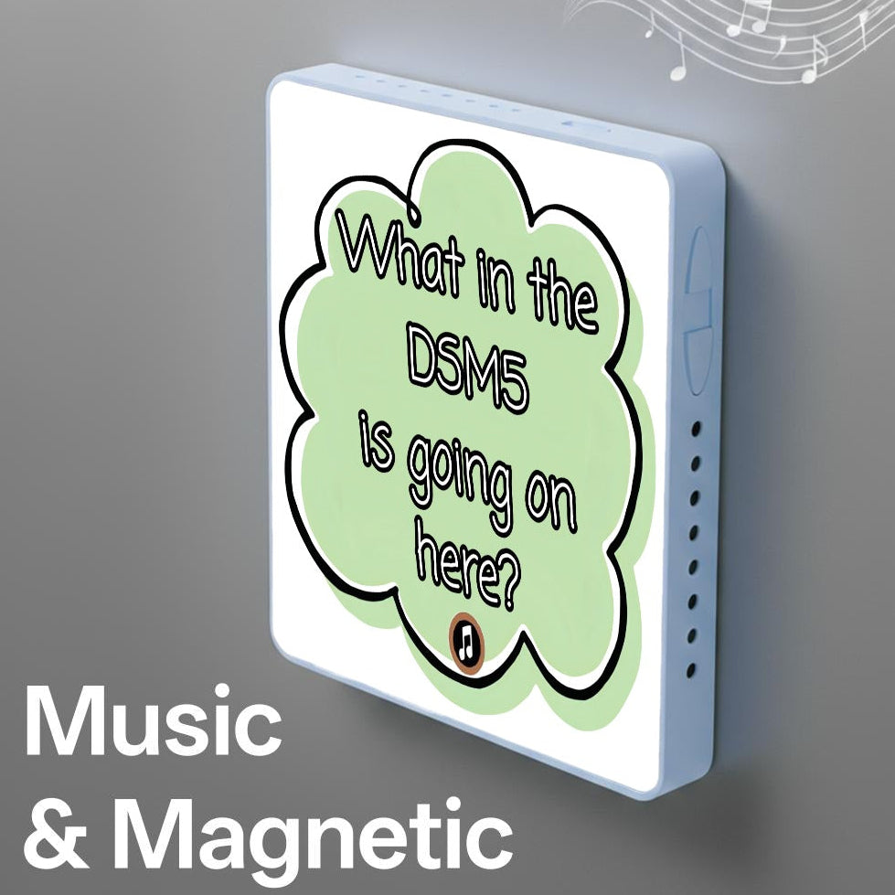 What in the DSM5 is going on here? | Musical Fridge Magnet - Green