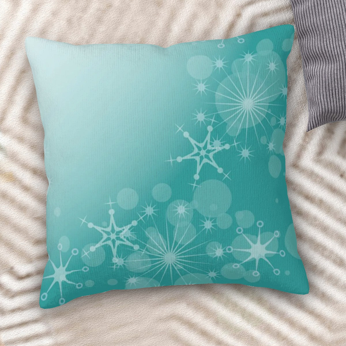 Corduroy Throw Pillow Covers with Core (Double-Sided Design)