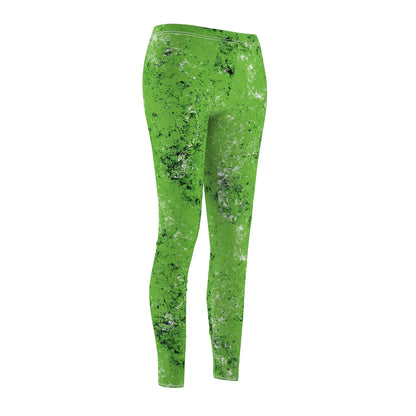 Grunge Collection - BRIGHT GREEN - Women's Cut & Sew Casual Leggings