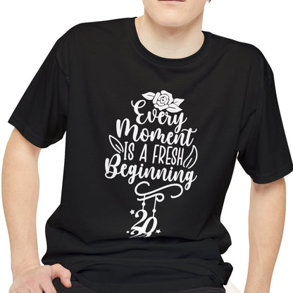 Every Moment is a Fresh Beginning 2024 -  Unisex Long Body Urban Street Tee - New Year T-Shirt