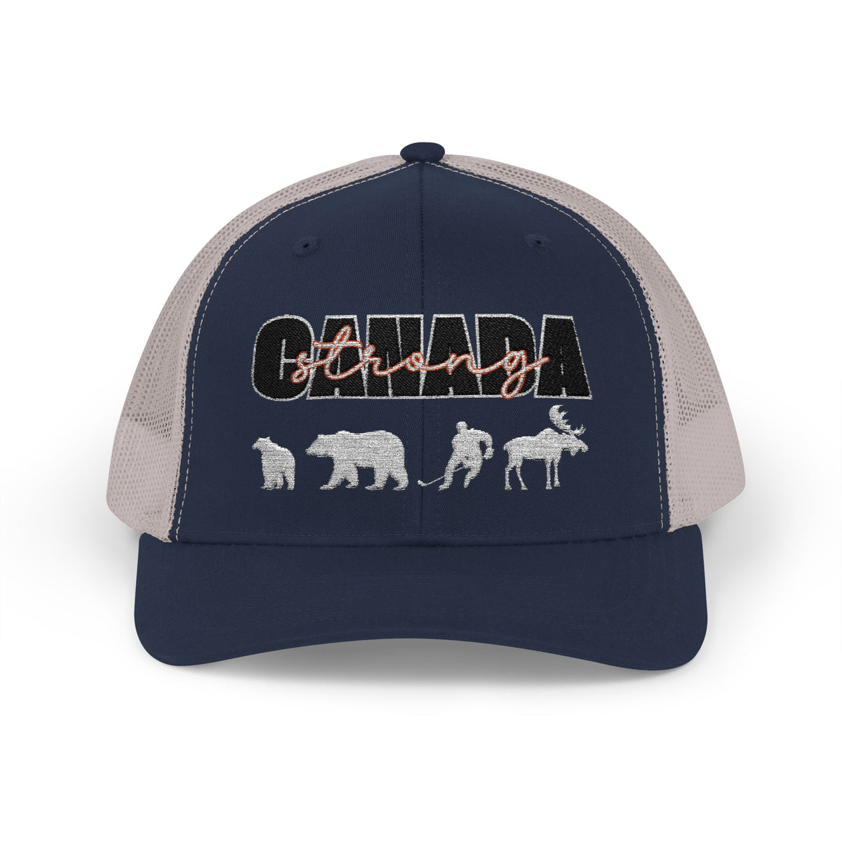 Canada Strong | Snapback Trucker Cap - White