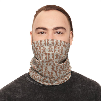 Gingerbread Glitter Neck Gaiter – Sweet Holiday Style