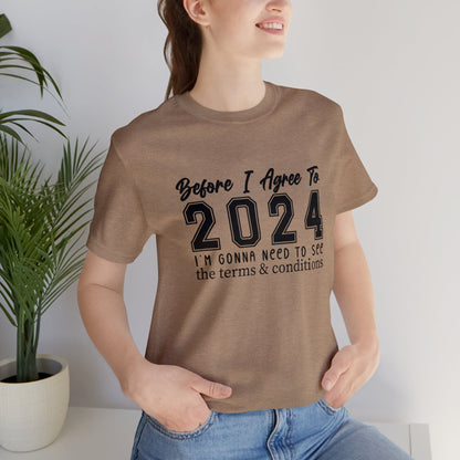 2024 Terms & Conditions - Unisex Jersey Short Sleeve Tee