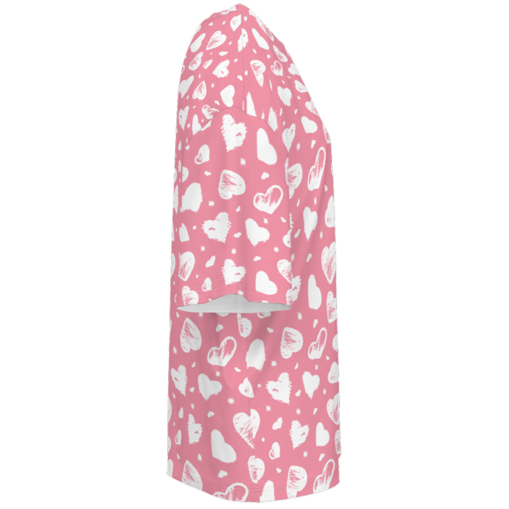 You're All Heart! | Women's Streetwear T-Shirt – Oversized Comfort, Bold Impact