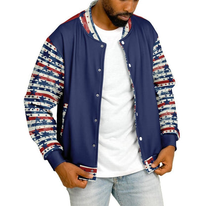 Retro US-EH - Premium Heavyweight Baseball Jacket – Unique Design, Comfort & Style