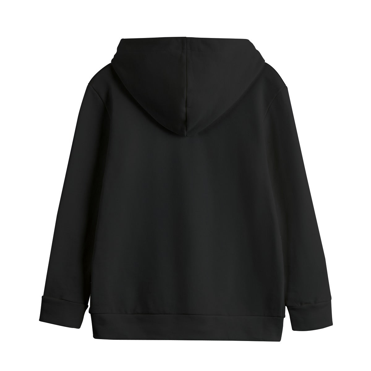 Black hoodie on a white background