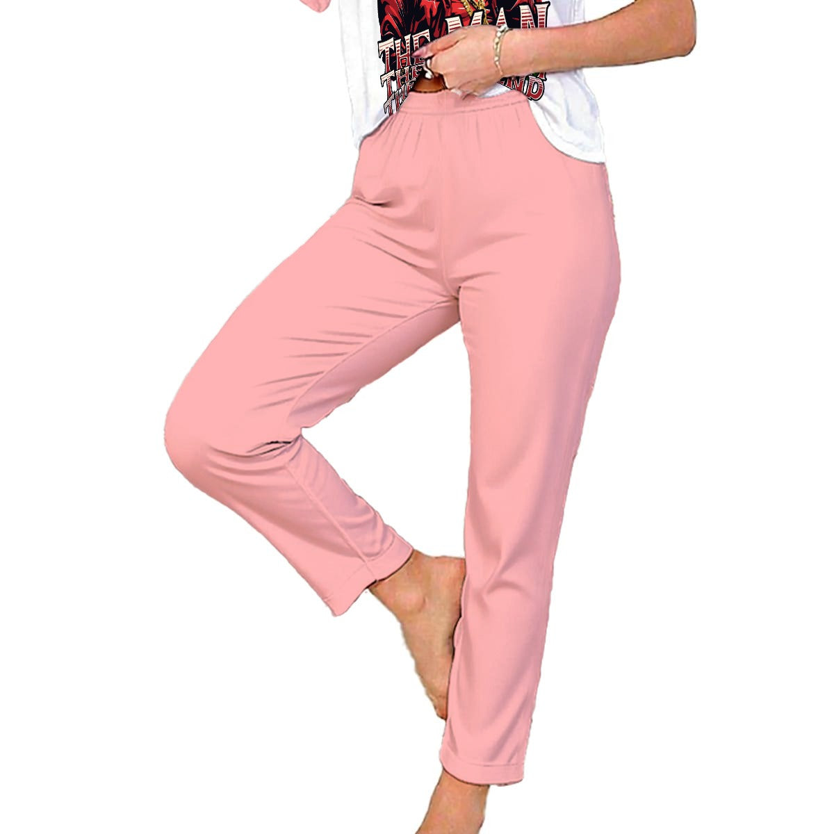 Santa, The Man, The Myth, The Legend | Women’s Loungewear PJ Set – Soft Double-Brushed Comfort