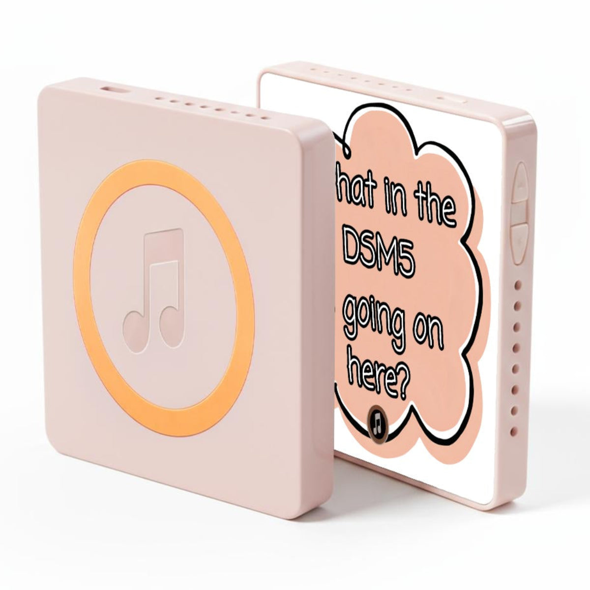 What in the DSM5 is going on here? | Musical Fridge Magnet - Peach