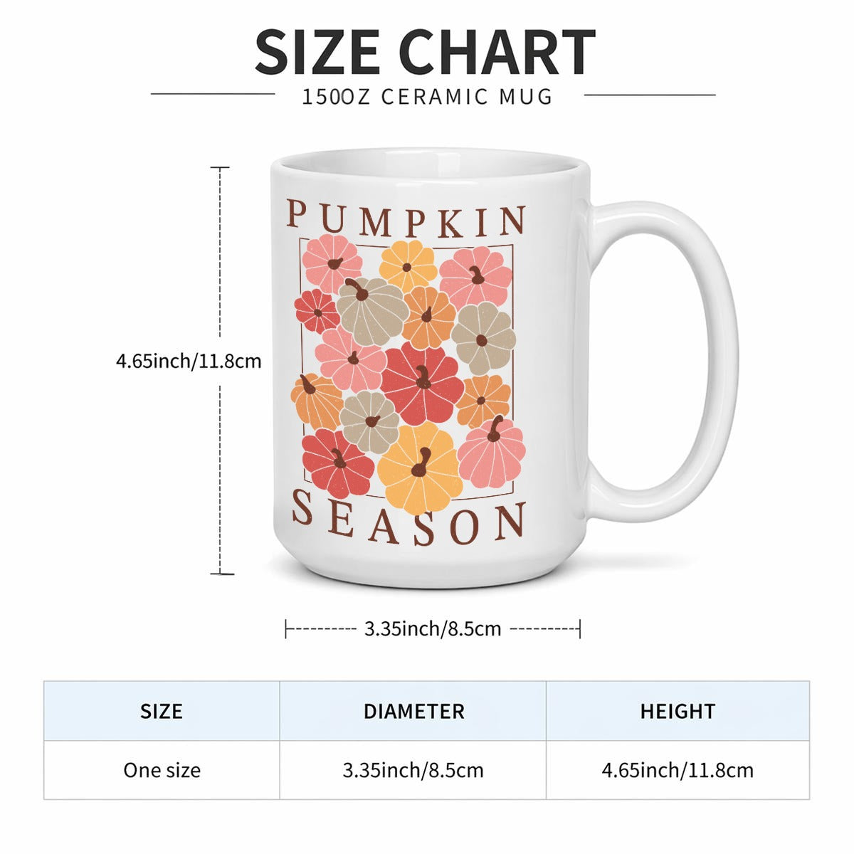 Pumpkin Season | 15OZ Ceramic Mug
