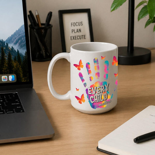 Every Child Matters | 15OZ Ceramic Mug Printed in Canada - Classic Everyday Cup
