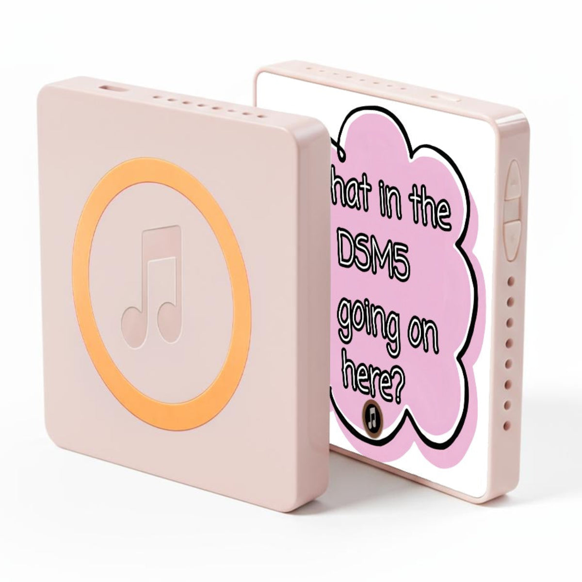 What in the DSM5 is going on here? | Musical Fridge Magnet - Pink