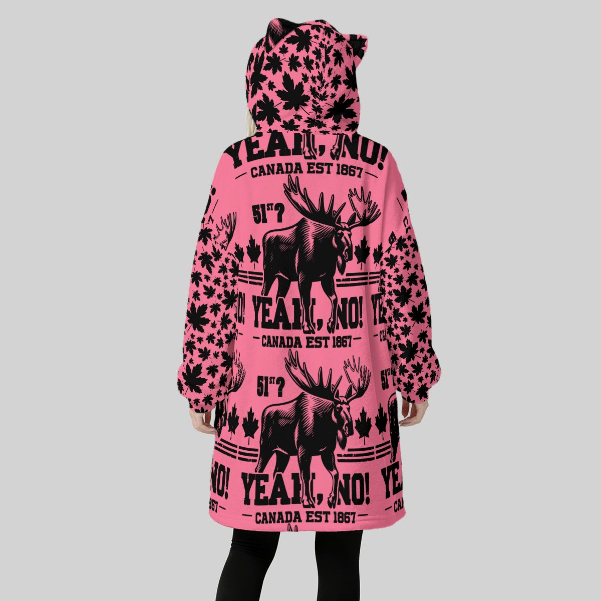 51st? Yeah, No! | Women’s Oversized Fleece Hoodie Blanket – Warm, Soft, and Seriously Cozy