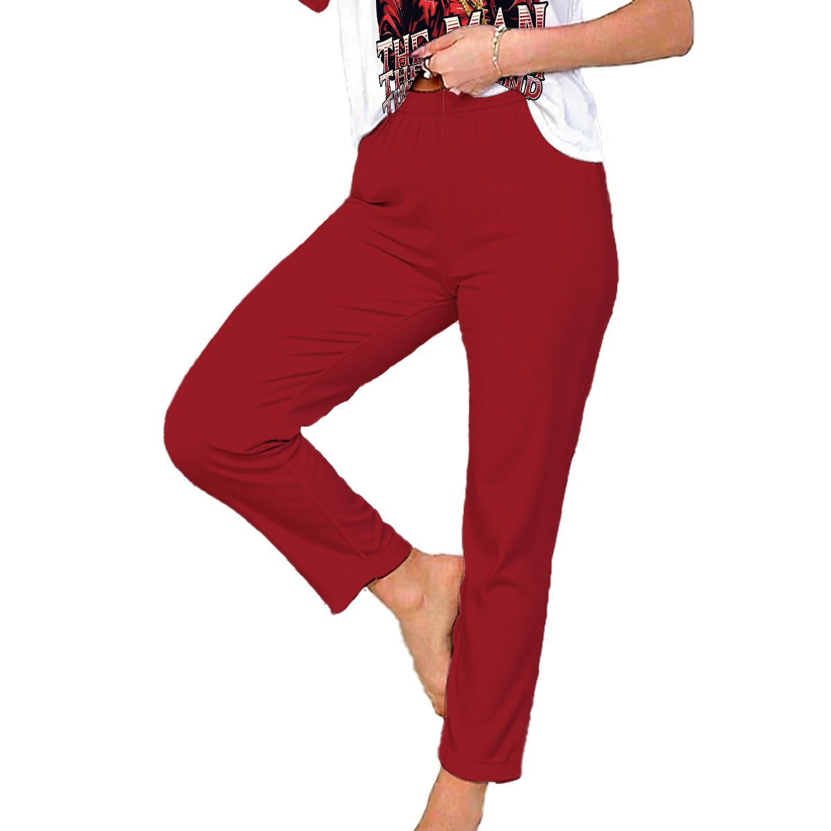 Santa, The Man, The Myth, The Legend | Women’s Loungewear PJ Set – Soft Double-Brushed Comfort