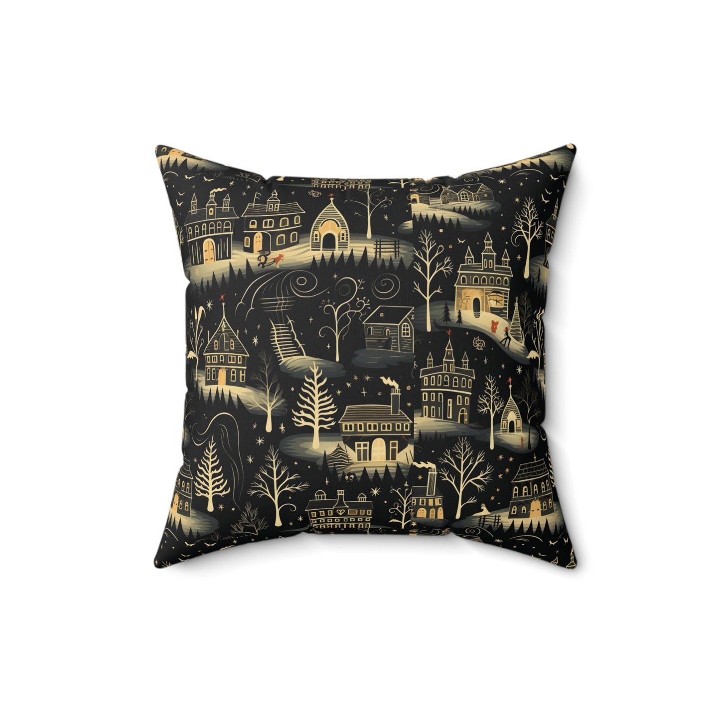 Haunting Winter Scene | Spun Polyester Cushion & Case - Available in 4 Sizes