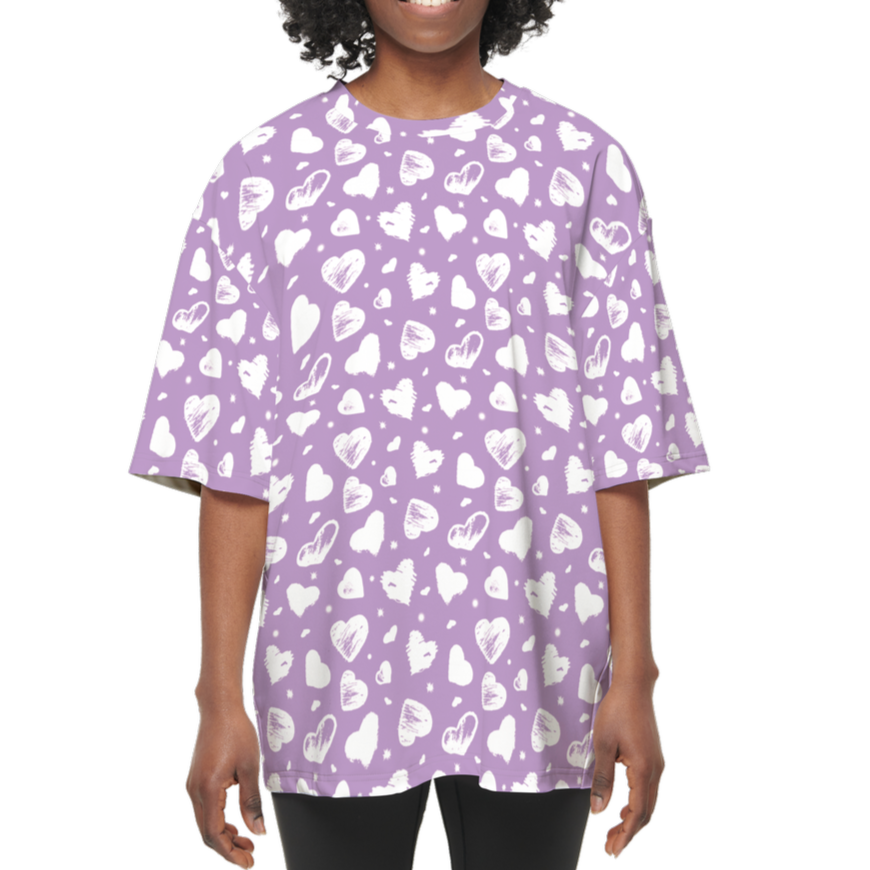 You're All Heart! | Women's Streetwear T-Shirt – Oversized Comfort, Bold Impact