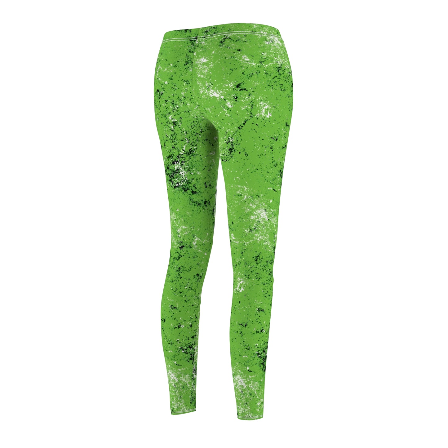 Grunge Collection - BRIGHT GREEN - Women's Cut & Sew Casual Leggings