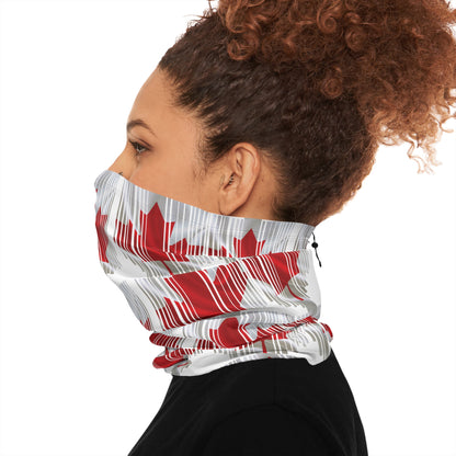 Peeking Canadian Flag Neck Gaiter – Bold Style for Any Season