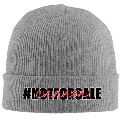 Canada is #NOTFORSALE - Cozy Acrylic Knit Toque – Lightweight & Warm Winter Hat