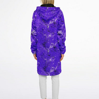 Grunge Zipper Cloak/Cape – Stylish, Warm, and Functional Purple copy