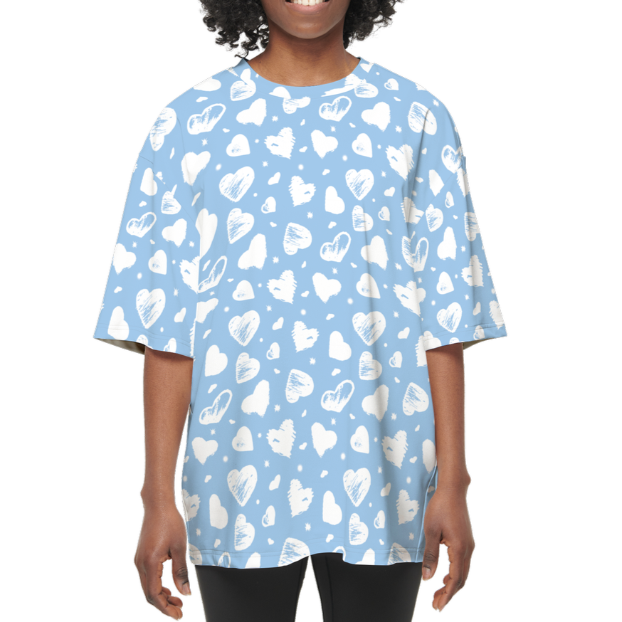 You're All Heart! | Women's Streetwear T-Shirt – Oversized Comfort, Bold Impact