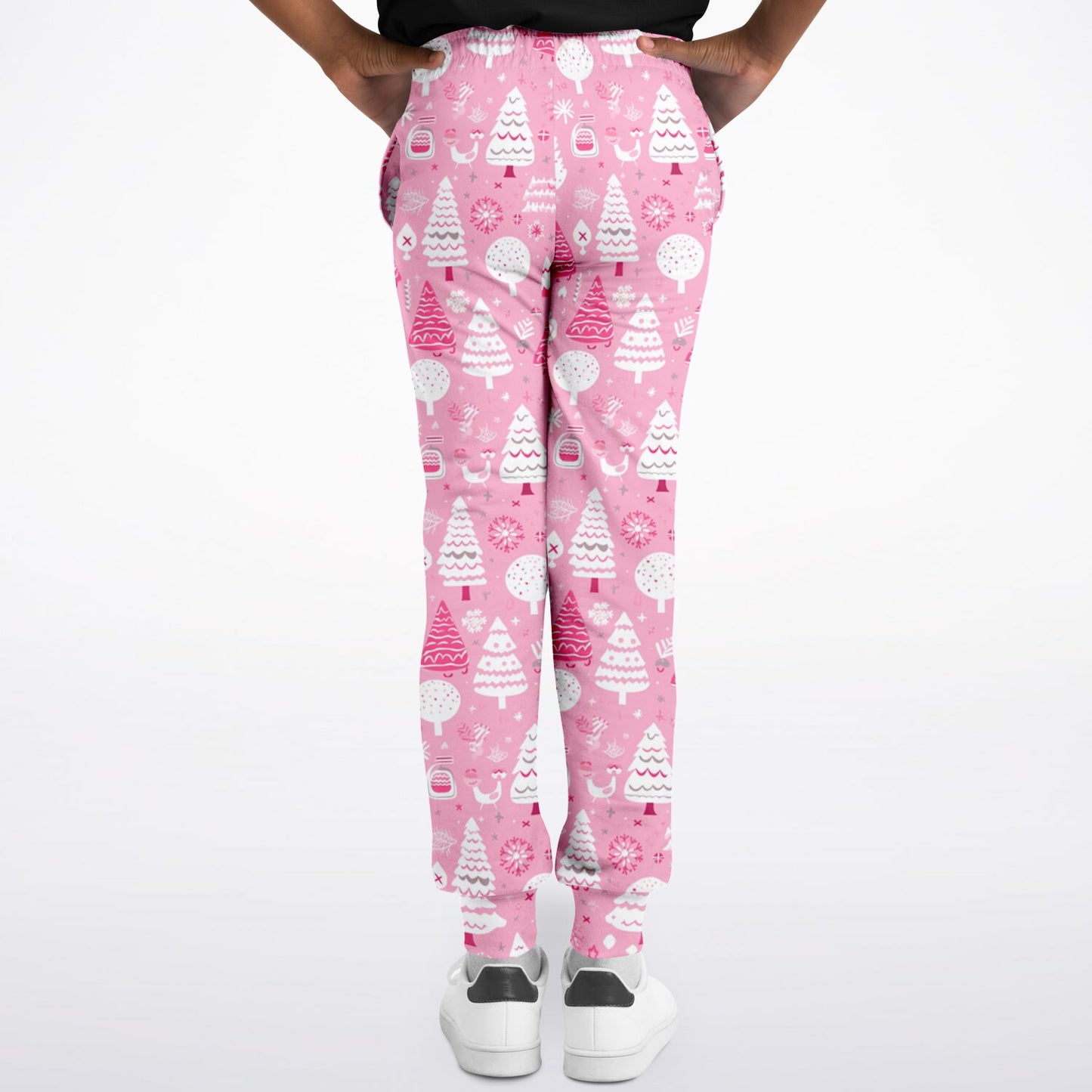 Pink Winter Wonderland - Fashion Kids/Youth Jogger - AOP