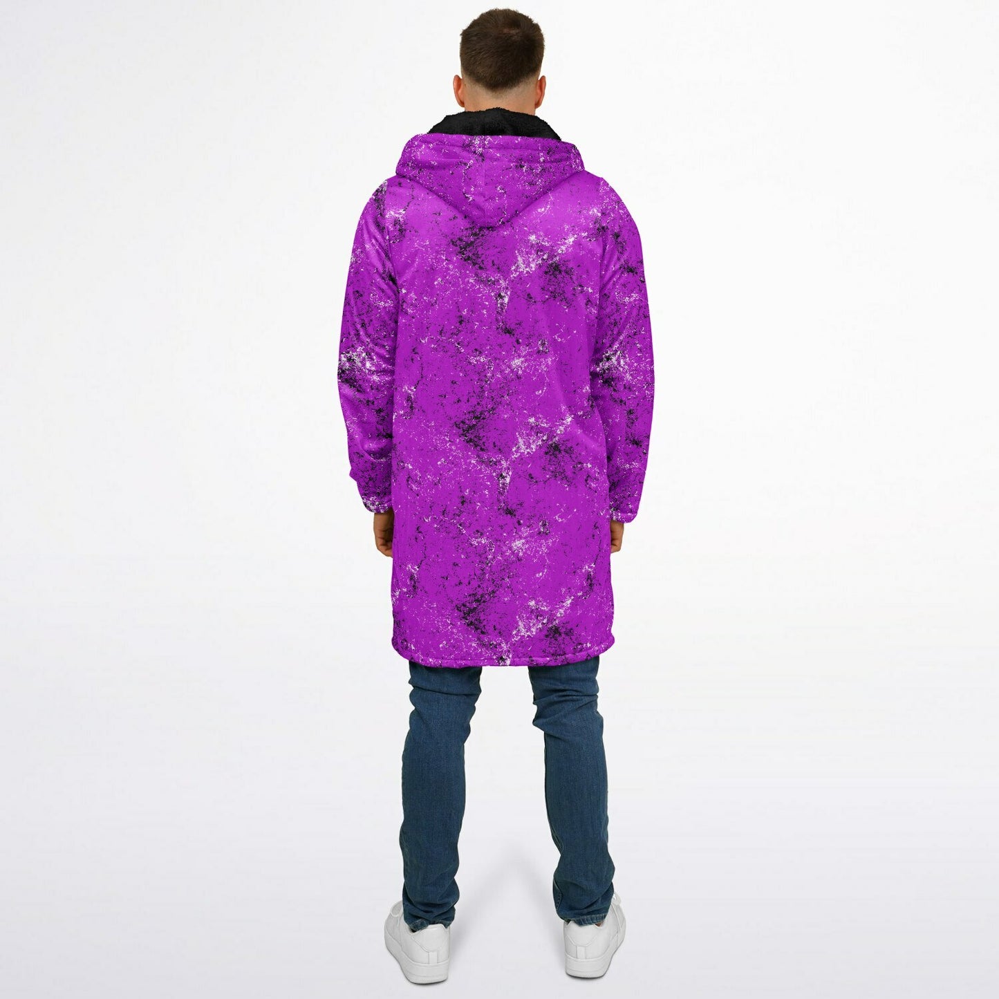 Grunge Zipper Cloak | Stylish, Warm, and Functional - Magenta