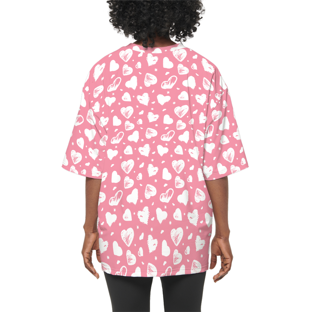 You're All Heart! | Women's Streetwear T-Shirt – Oversized Comfort, Bold Impact