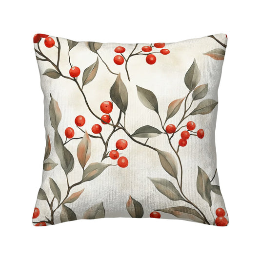 Corduroy Throw Pillow Covers with Core (Double-Sided Design)