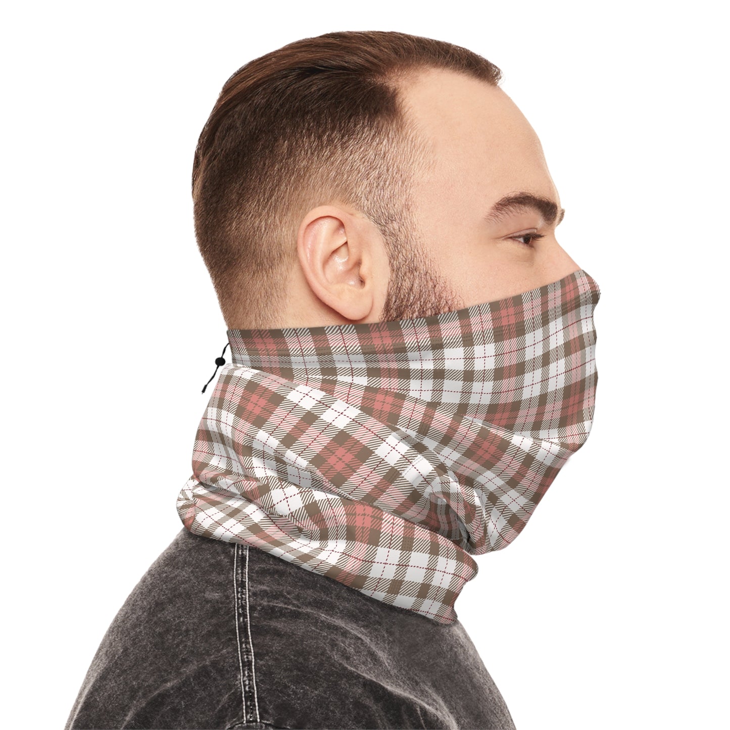 Rosy Plaid Gaiter – Cozy Comfort & Rustic Charm for those Cooler Days