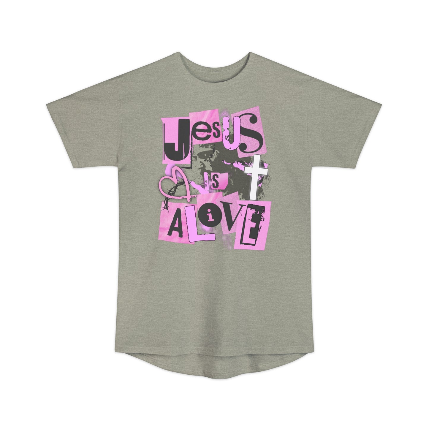 Jesus Is Alive - Unisex Long Body Urban Tee