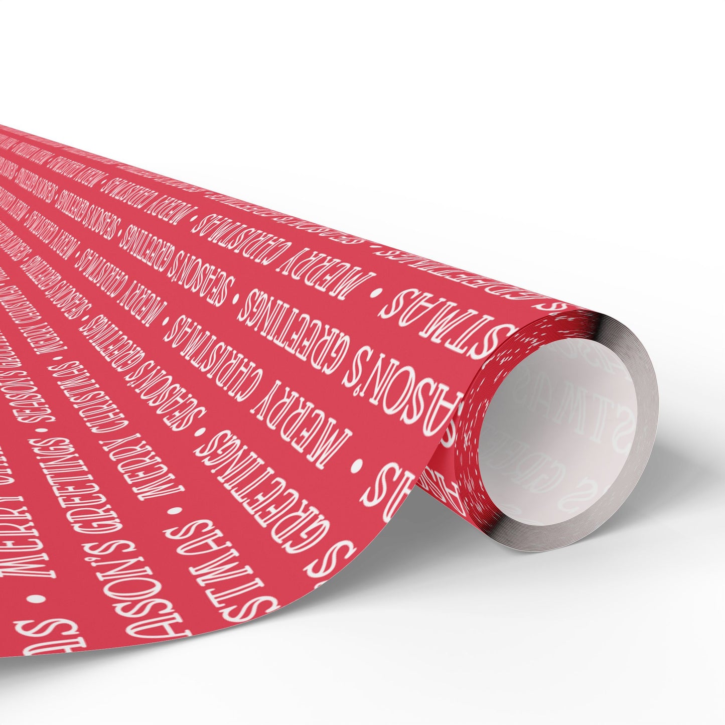 Merry Christmas Season's Greetings - Custom Wrapping Paper