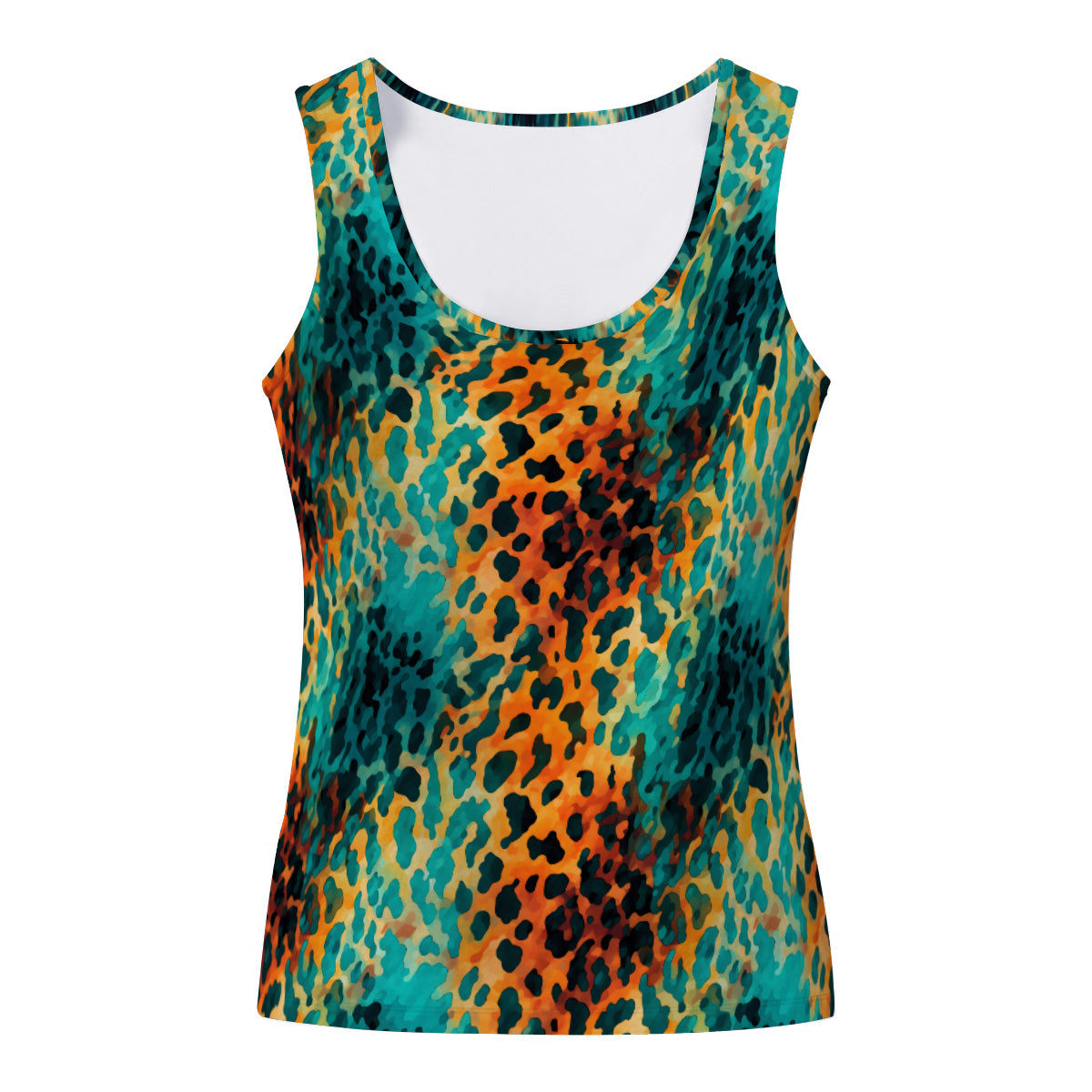 Animal Print - Women's Casual Sleeveless Top-Cami