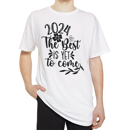 2024 The Best Is Yet To Come -  Unisex Long Body Urban Street Tee - New Years T-shirt