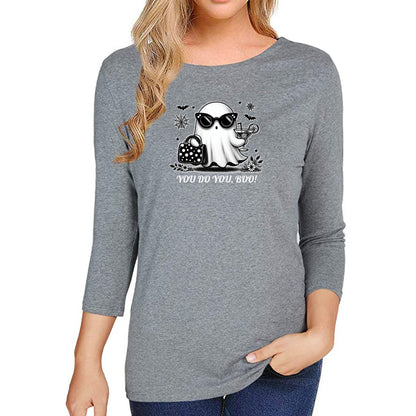 You Do You, Boo! - Women's Long Sleeve 100% Cotton T-Shirt