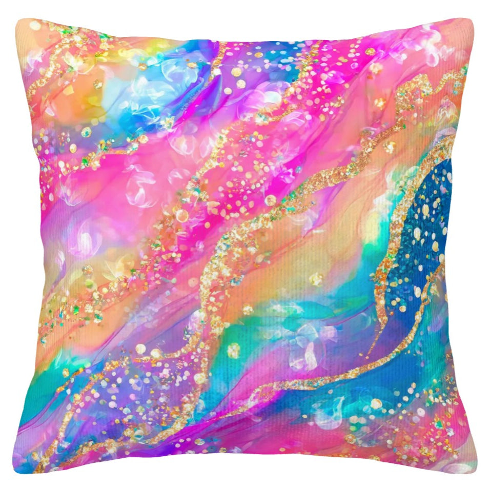 Corduroy Throw Pillow Covers (Double-Sided Design)