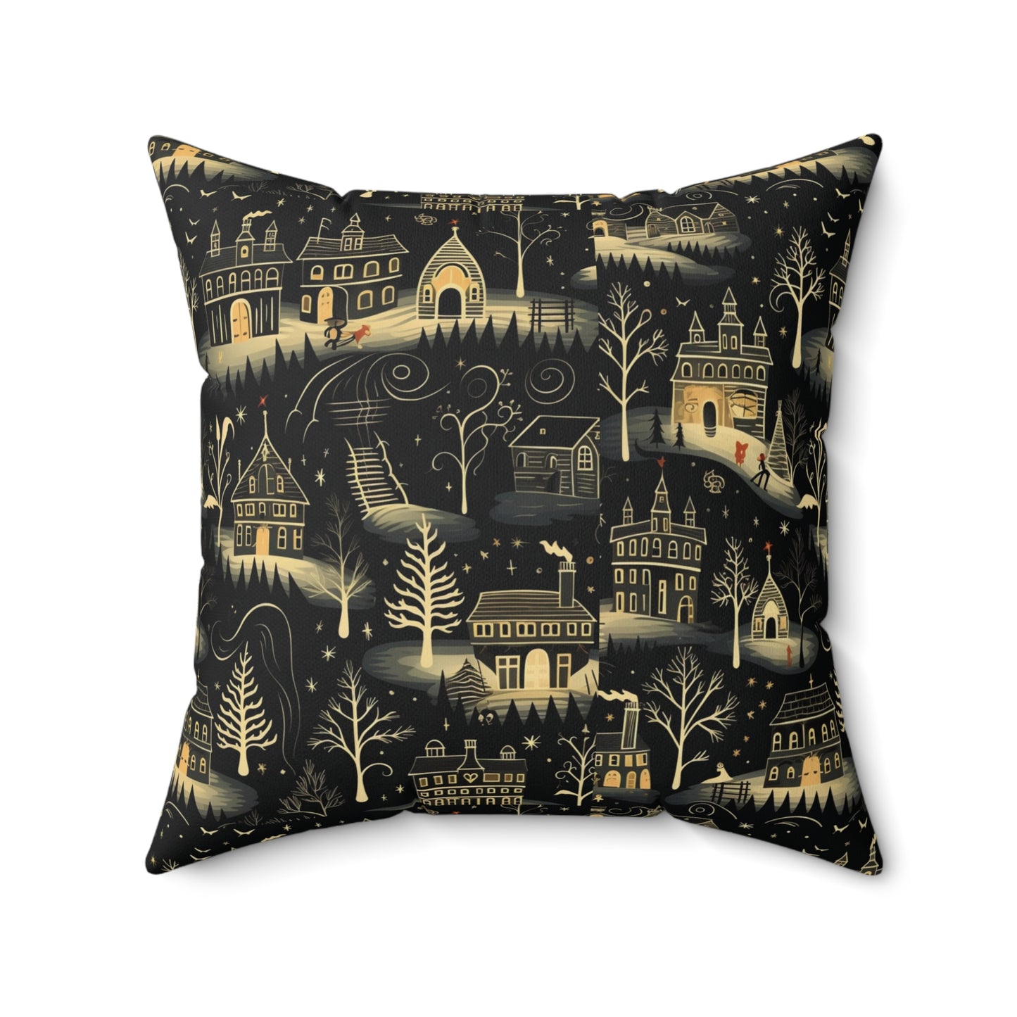 Haunting Winter Scene | Spun Polyester Cushion & Case - Available in 4 Sizes