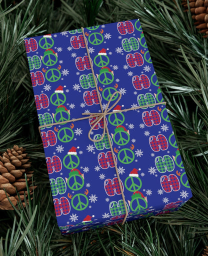 HO HO HO Hippie - Wrapping Paper