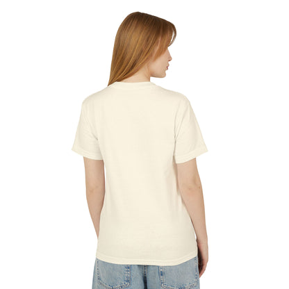 Shhh No One Cares - Fun Unisex Garment-Dyed Premium Heavyweight Cotton Tee