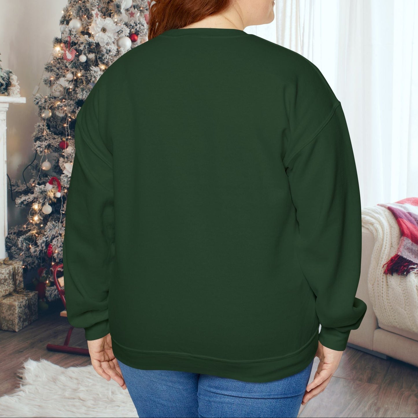 Dear Santa It Was My Husband's Fault - Seasonal Christmas Sweatshirt: Heavy Cotton Poly Blend