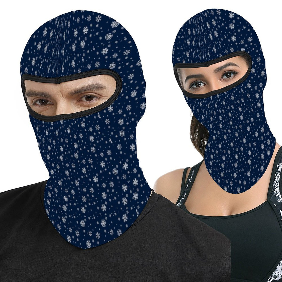 Snowfall | Full Face Balaclava Mask - Stretchy All-Season Outdoor Face Covering