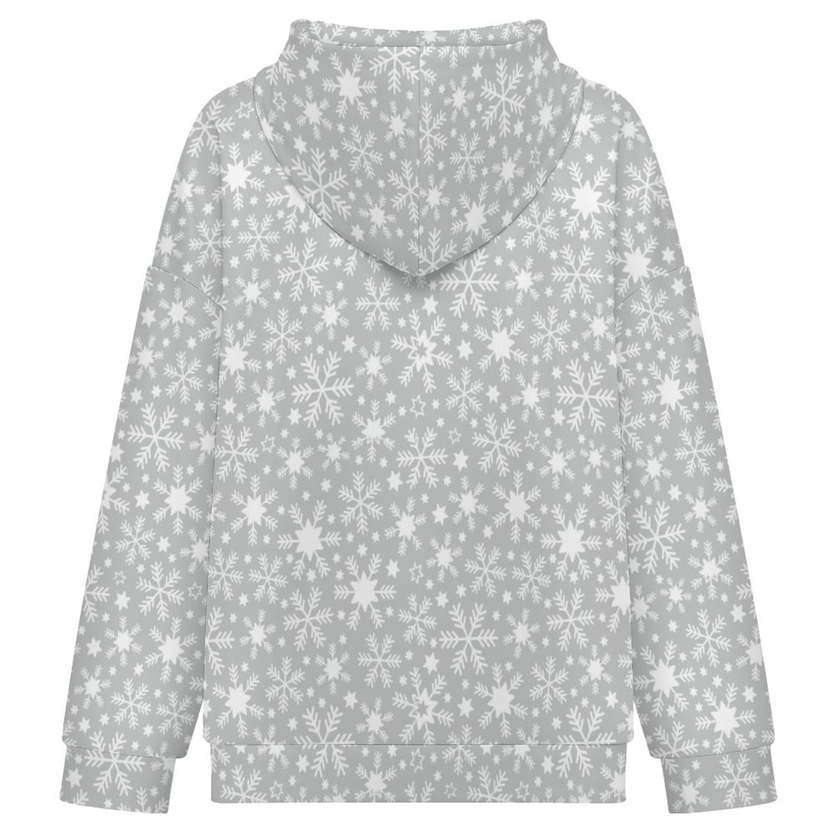 Let it Snow | Women's Full-Zip Hoodie – Soft, Warm & Comfortable Casual Hoodie - Pastels