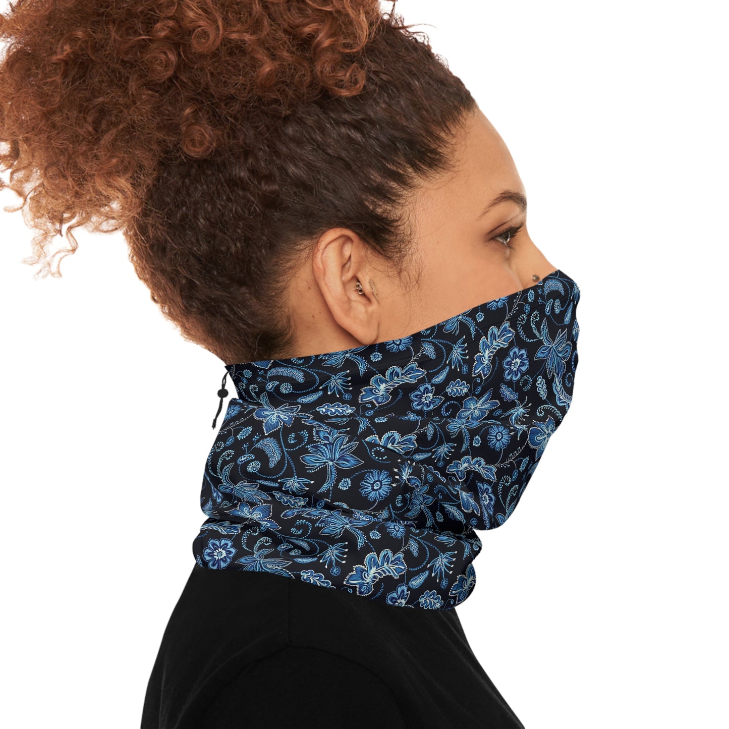 Western Embroidery-Inspired Floral Neck Gaiter – Stylish Warmth for Every Season