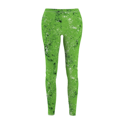 Grunge Collection - BRIGHT GREEN - Women's Cut & Sew Casual Leggings